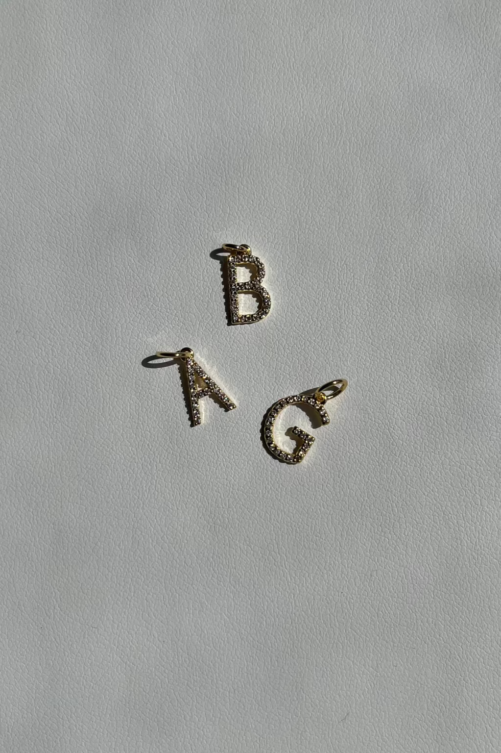 Medallion & Crystal Initial Silk Necklace