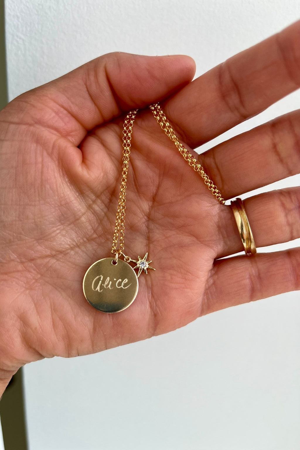 Hand-engraved Medallion